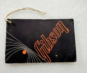 1960s-1970s Gibson Guitar Hang Tag Booklet - Picture 1 of 4
