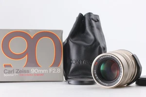 [UNUSED in BOX] CONTAX Carl Zeiss Sonnar T* 90mm F/2.8 Lens For G1 G2 From JAPAN - Picture 1 of 9