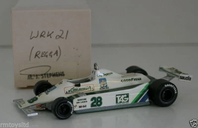 MODELOS OCIDENTAIS ASSINADOS 1ª VERSÃO - ESCALA 1/43 WRK21 79 WILLIAMS FW007 REGAZZONI - Imagem 1 de 2
