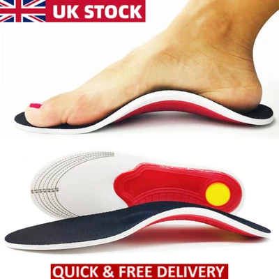 Orthotic pro Insoles Arch Support Heel Cushion Plantar Fasciitis Orthopaedic UK