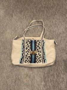 America And Beyond Beaded Tote Bag - Picture 1 of 2