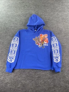 Kodone World Hoodie Mens Large Blue Graffiti Manga Comic Kodonism Art Cartoon - Picture 1 of 12