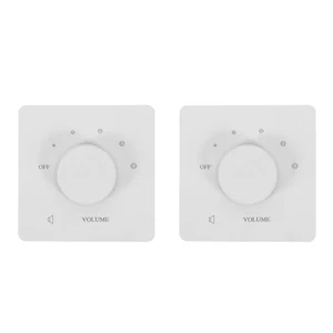 2 Pack Volume Control Switch Amplifier Speaker Selector Switcher - Picture 1 of 12