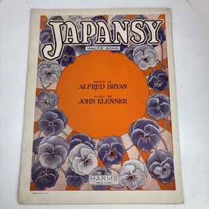 1927 Sheet Music - Japansy Waltz Song by Alfred Bryan & John Klenner *Very Good - Picture 1 of 4