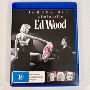 Ed Wood Bluray Region Free Tim Burton Jonny Depp Tracked Postage - Picture 1 of 4