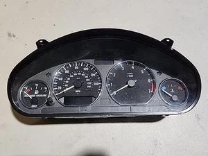 97-98 BMW Z3 2.8 Roadster Instrument Gauge Cluster Speedo Chrome Rings 227k OEM - Picture 1 of 8