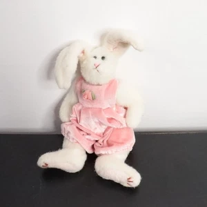 TY Vintage 1993 Sara the Bunny Plush Jointed Beanie Beanbag Easter Rabbit - Picture 1 of 6
