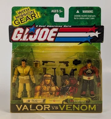 Hasbro G.I. Набор экшн-фигурок Joe Venom vs Valor Dusty & Zartan  - Изображение 1 из 2