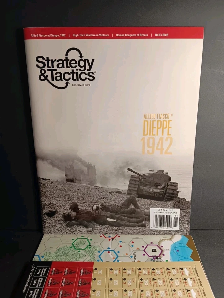 NEW UNPUNCHED STRATEGY & TACTICS 265 MAGAZINE - Jubilee: Dieppe 1942  WWII GAME - Image 1 of 1