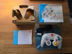 Box Controller Ufficiale Club Nintendo Gamecube Mario Bianco e Blu - Spedizione Veloce - Foto 1 di 15