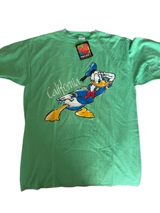 Donald Duck Vintage T-Shirt Walt Disney Velva Sheen California Mickey Grafik L - Bild 1 von 6