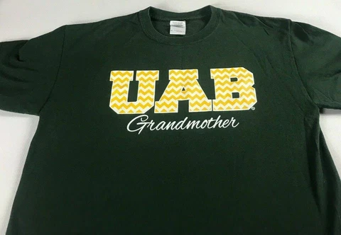 UAB Blazers Grandparent T-Shirt Womens Medium Grandma Chevron Grandmother Alumni Cover