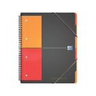 Quaderno spiralato OXFORD Organizerbook International A4+ grigio/arancio - quadr