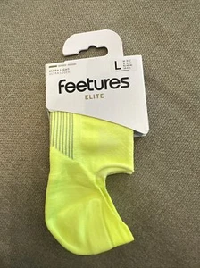 NWT Feetures Ultra Light Elite Invisible Socks In Lightning, Size L - Picture 1 of 5