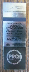 FUNDA JAI-ALAI MATCHBOOK: DANIA MILFORD & BARCELONA SPORTS MATCHCOVER -D13 - Imagen 1 de 2