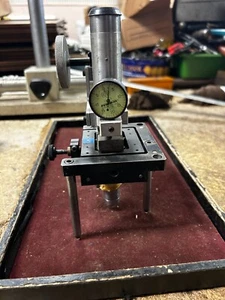 MACHINIST OfCe DREHMASCHINE MILL ungewöhnliches Präzisionsmikroskop mit Messuhr - Bild 1 von 13