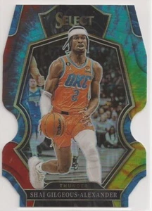 2022-23 Select Shai Gilgeous-Alexander Premier Tie Dye Prizm Die Cut #01/25 - Picture 1 of 2