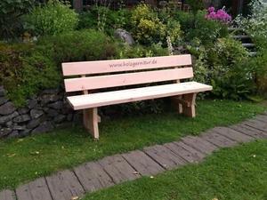 1 Rustikale GARTENBANK 190 cm Douglasie Lärche - Bild 1 von 8