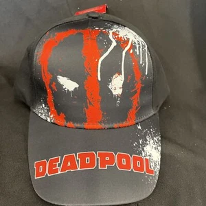 Marvel Deadpool Mens Adjustable Baseball Cap - Picture 1 of 4