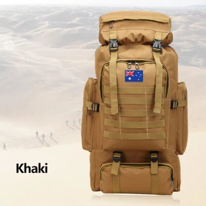 Military Tactical Hiking Backpack Rucksack Bag 30L/40L/80L/100L Camping - Picture 1 of 59