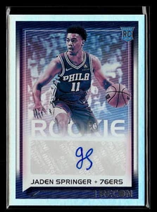 2021 Panini Recon #RRS-JDS Jaden Springer Auto Rookie Recon Signatures 76ers - Picture 1 of 2