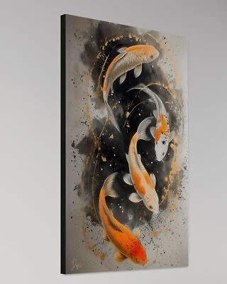 Kois Leinwand Bild Fische Koi Meer See Luxus - Bild 1 von 2