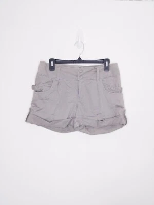 Shorts femininos Alice + Olivia Stone tamanho 8 parte inferior de pedra cinza - Imagem 1 de 4