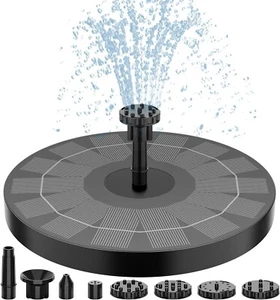 AISITIN 2.5W Solar Bird Bath Fountain Pump, Solar Fountain Pump for Bird Bath - Picture 1 of 8