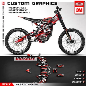 Kungfu Graphics Full Sticker MX Decal for Sur-Ron Light Bee X Segway X260 Red - Picture 1 of 22