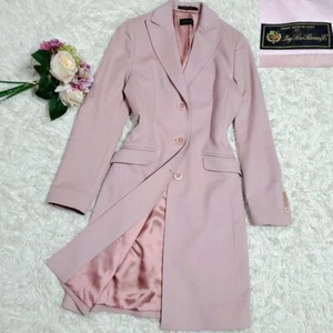 Barneys New York Loro Piana 100% cashmere coat pink Size M from Japan - Picture 1 of 10