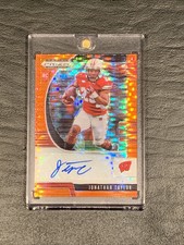 2020 Panini Prizm Draft Picks Jonathan Taylor RC Auto Orange Pulsar Prizm 9/20