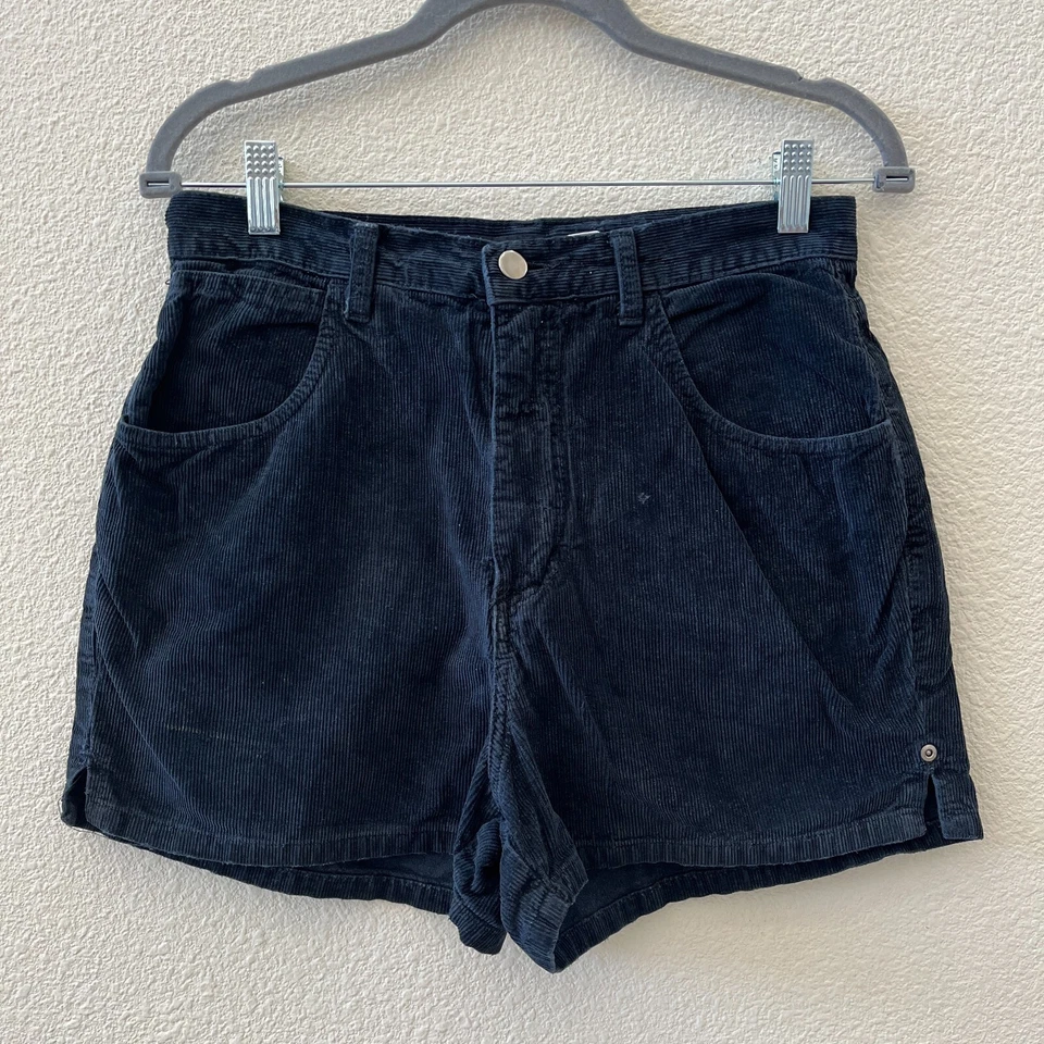 Pantalones Cortos de Pana Negros ELEMENT Estilo CALIENTE Pantalones Cortos Talla 13 Ropa Informal de Verano Foto 1 de 4