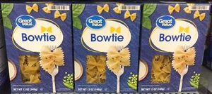 3 BOXES Great Value Bowtie Pasta 12 oz marinara meatballs Alfredo sauce - Foto 1 di 5