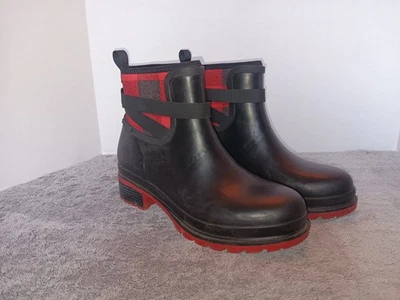 Botines informales Muck Boot Liberty al tobillo para mujer talla 10 M rojos a cuadros  Foto 1 de 4