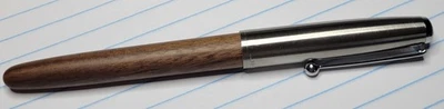 Pluma Estilográfica Jinhao 51A Madera Melocotón Con Capucha Plumín Extrafino Foto 1 de 4