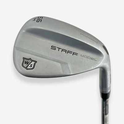 Cuña modelo Wilson Staff 56° 14 rebote diestro rígido flexible eje de acero Foto 1 de 4