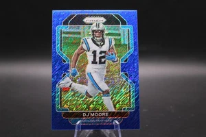2021 Panini Prizm - D.J. Moore #311 Blue Shimmer Prizm /25 FOTL - Picture 1 of 2