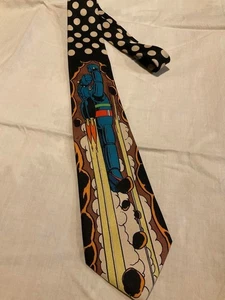 Yohji Yamamoto Tetsujin 28 Collab Dot Pattern Tie Rare Japanese Anime Japan - Picture 1 of 5