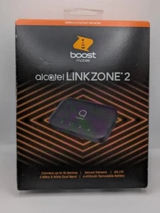 Boost Mobile Alcatel LINKZONE 2 Hotspot 4G LTE WIFI 2.4 & 5GHz - NEW SEALED - Picture 1 of 1