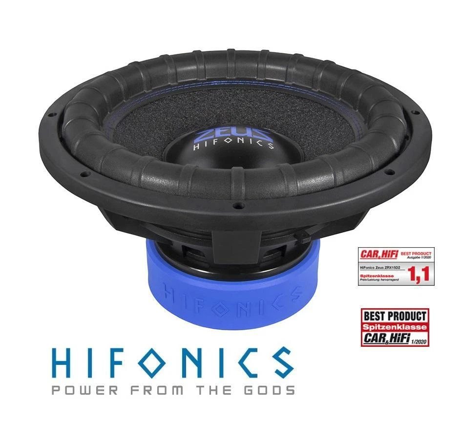 Hifonics Zrx-15d2 Subwoofer passivo per Auto 3000 W