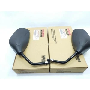 Yamaha YT115 RX115 RXS RX135 RXK RX King Yamaha 10mm Mirror Pair RL NEW Genuine - Foto 1 di 4
