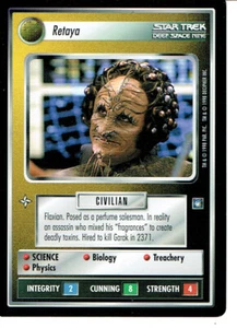STAR TREK CCG DS9 TARJETA RARA RETAYA - Imagen 1 de 1