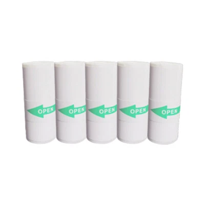 5 Rollen Mini Drucker Papier, Selbstklebend Mini Drucker Rollen Aufkleber - Bild 1 von 4
