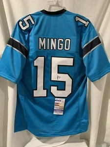 Camiseta firmada autografiada por Jonathan Mingo certificado de autenticidad JSA - Carolina Panthers - Imagen 1 de 6