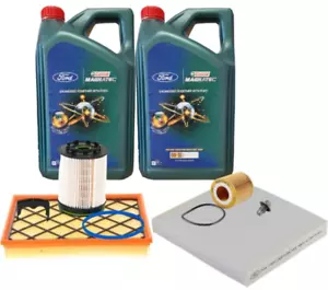 Genuine Ford Ranger 2.0 EcoBlue Full Service Kit inc Castrol Oil - Picture 1 of 1