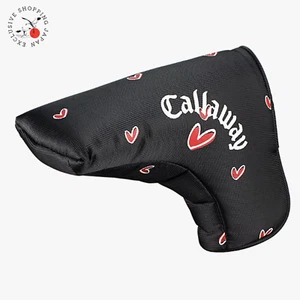 Odyssey Love Callaway Ladies Golf Blade Putter Head Cover Womens 24 JM Black New - Picture 1 of 5