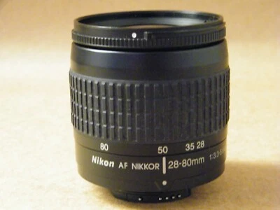 Nikon Nikkor 28-80mm 1:3.3-5.6 Aspherical AF G Lens Untested - Image 1 of 4