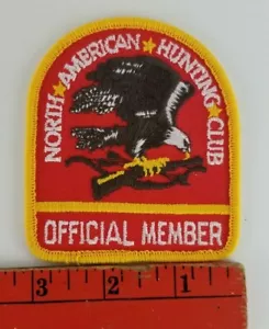 Patch caccia aquila membro ufficiale North American Hunting Club vintage - Foto 1 di 2