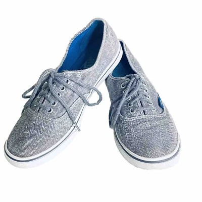 Vans Off The Wall Mujer’s 7.5 Hombre 6 Espiga Gris Patinador Patinador Zapato Zapatilla Deportiva Foto 1 de 4