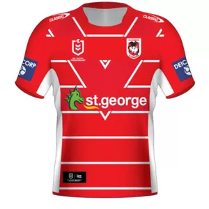 St George ILL Dragons NRL Classic Alternate Jersey Sizes S-7XL! T1 - Picture 1 of 3